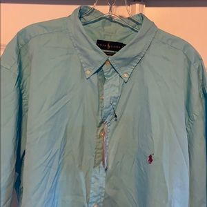 Feather Weight Twill Button Up Polo